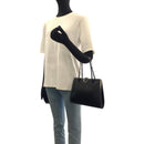 loewe black tote bag interior details