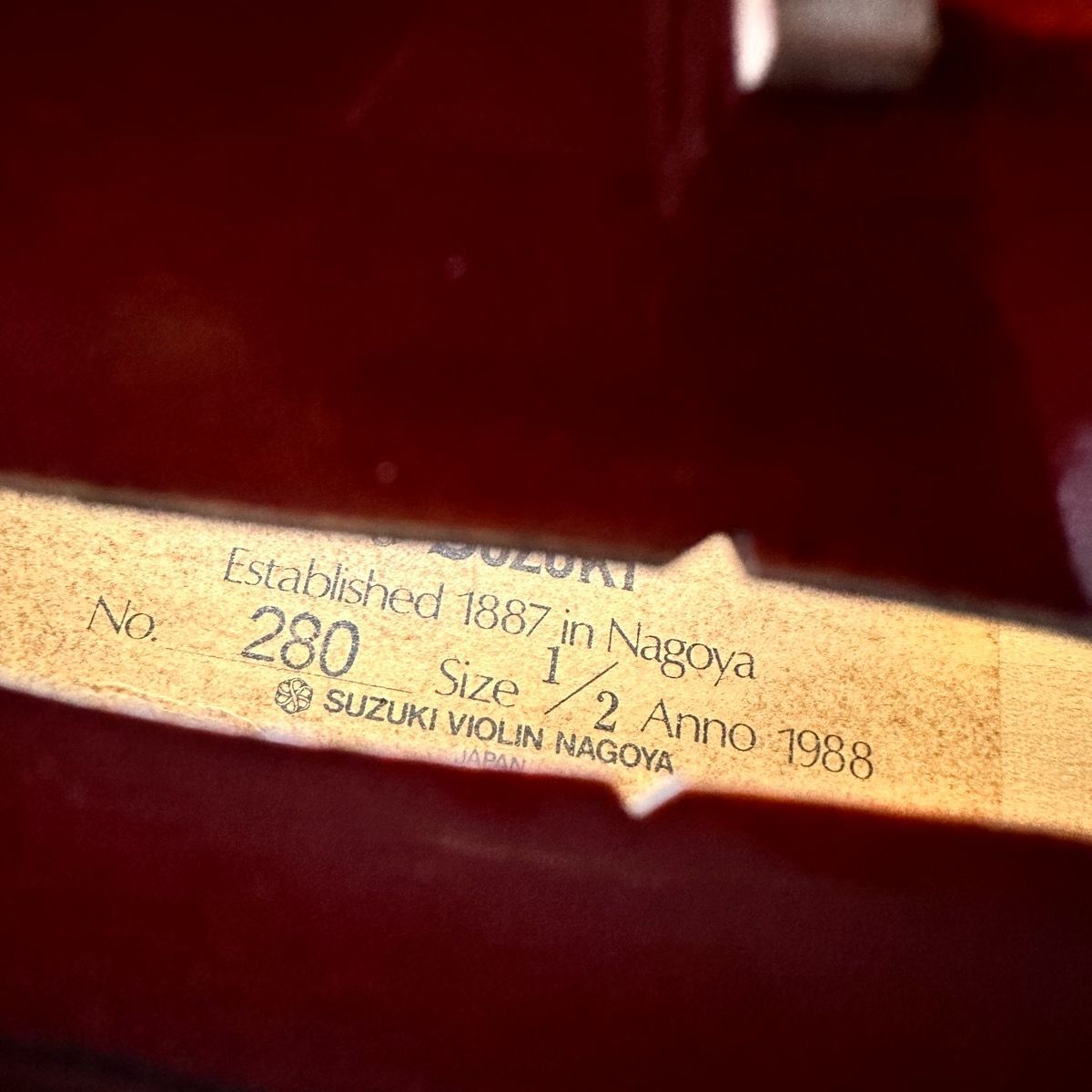 suzuki no.280 string instrument accessories included