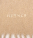 hermes beige scarf side view