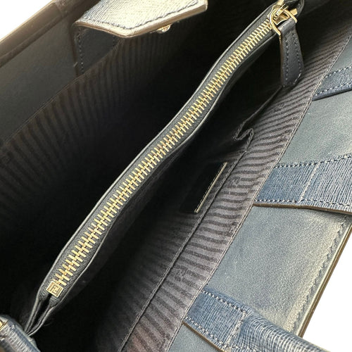 fendi 8bh250 navy shoulder bag condition details