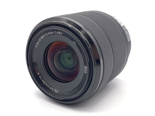 sony sel28702 lens rear view