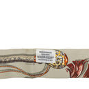 hermes beige / orange scarf side view