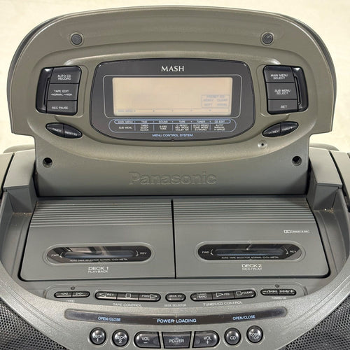 panasonic rx-dt75 boombox markings and labels