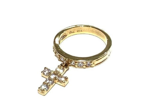 star jewelry ring front view