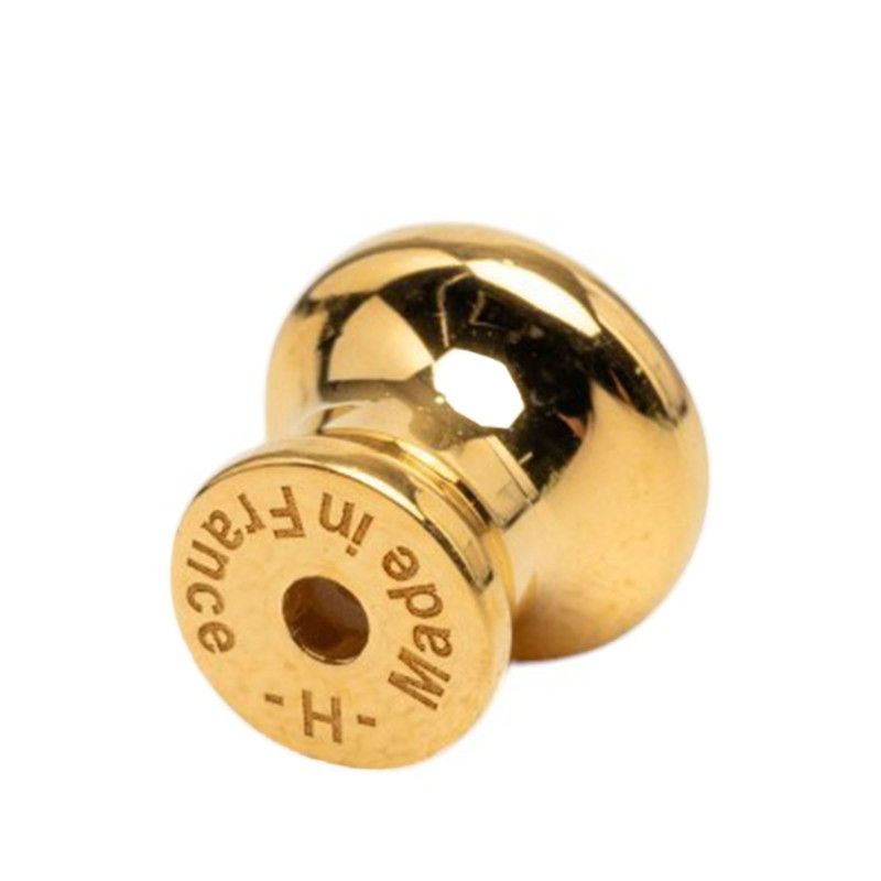 hermes pink earrings side view