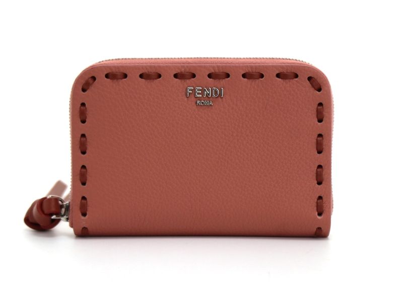 Fendi F1TWR Coin Purse – Pink