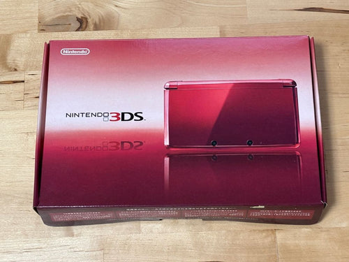 nintendo ctr-001 red handheld console accessories included