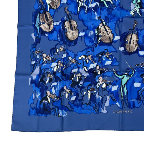 hermes scarf side view