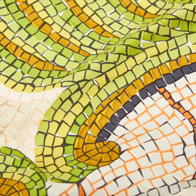hermes scarf front view
