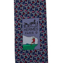hermes 645960ta navy necktie side view