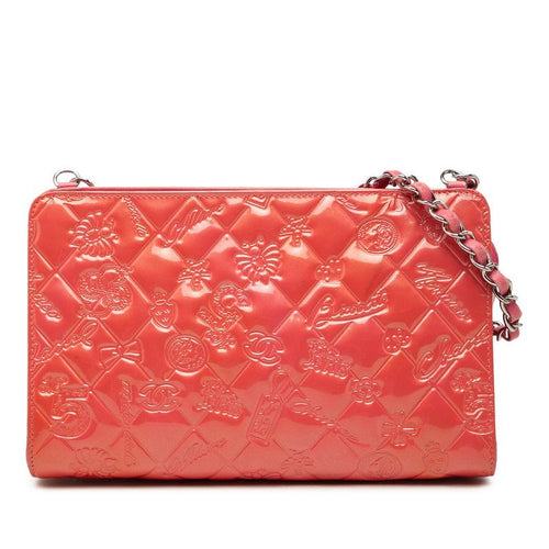 chanel a37156 pink shoulder bag