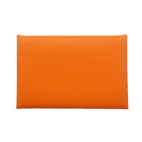 Hermes Card Holder – Orange