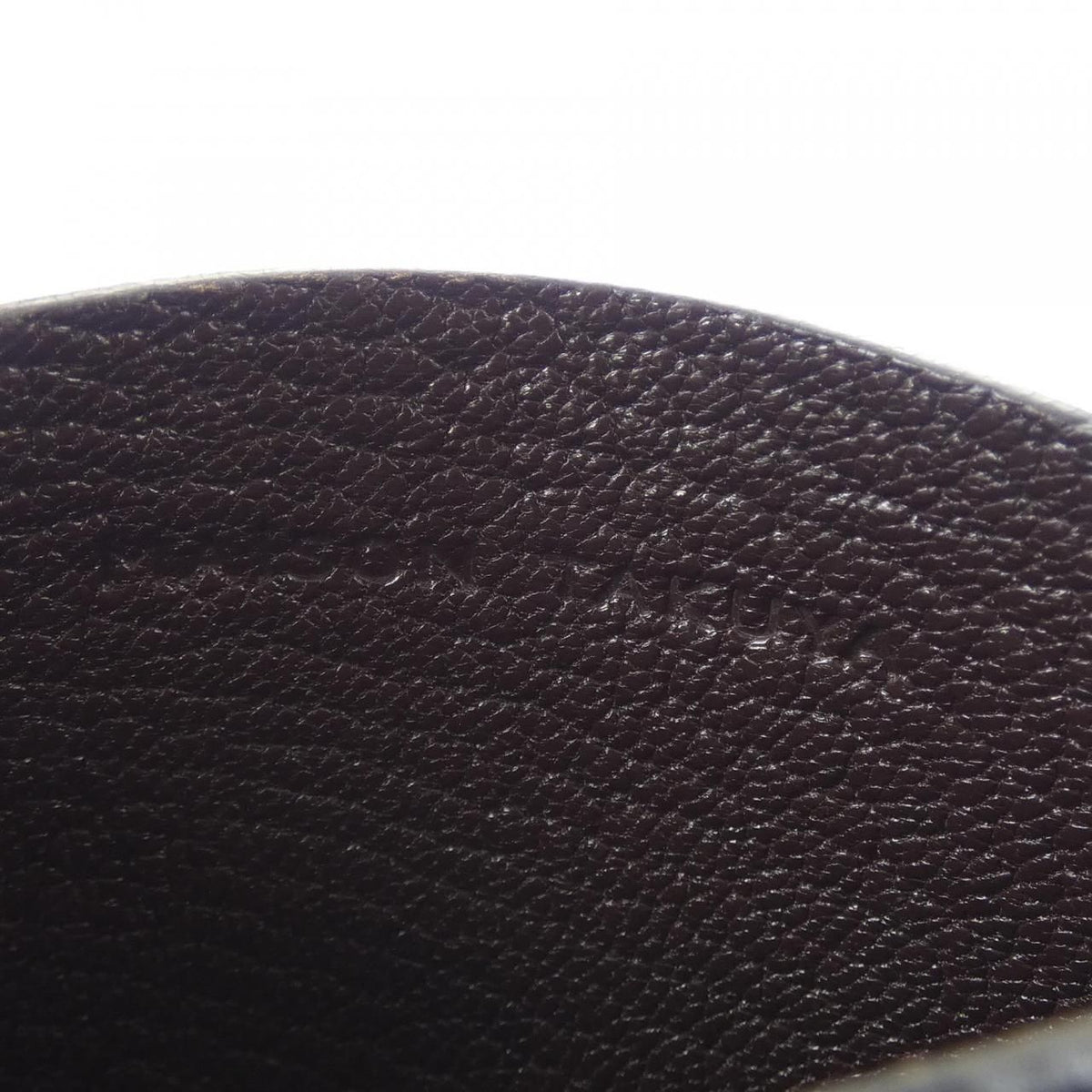 card holder rear view