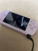 sony psp-2000 pink handheld console front view