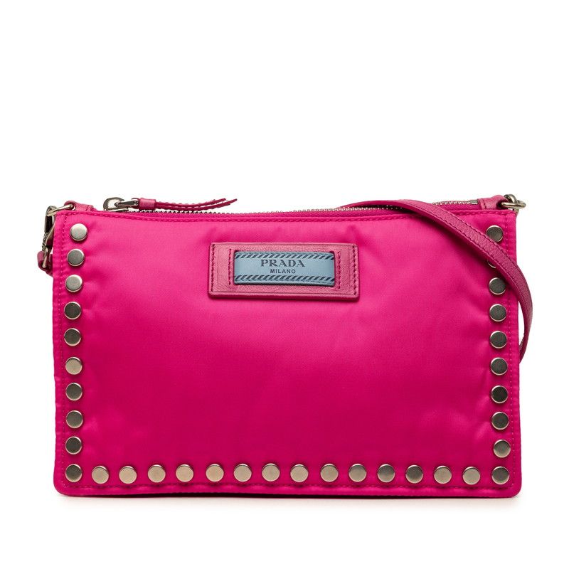 Prada 1NE006 Shoulder Bag – Pink
