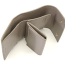 celine 10b573bel.10bl grey wallet side view