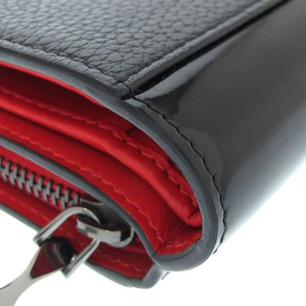 christian louboutin wallet interior details