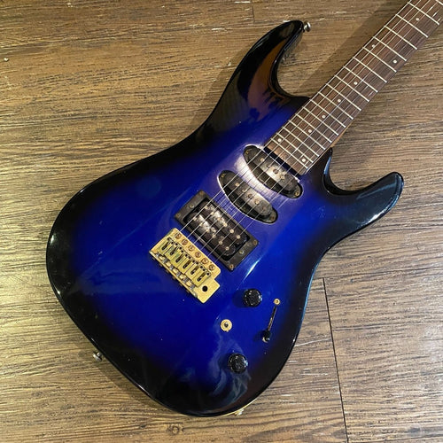 aria electric guitar side view