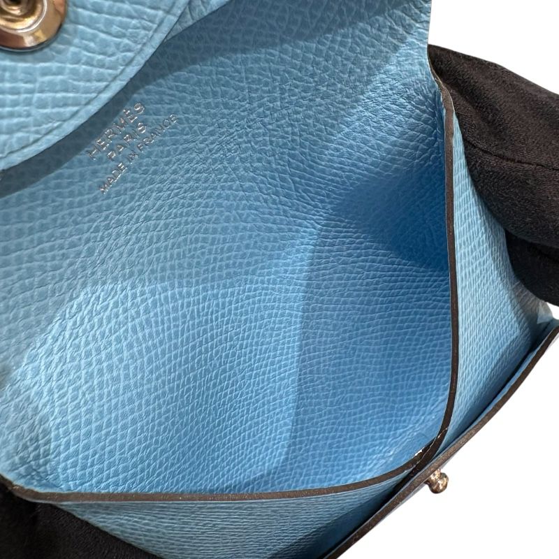 hermes coin purse interior details