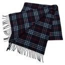 burberry navy scarf front view