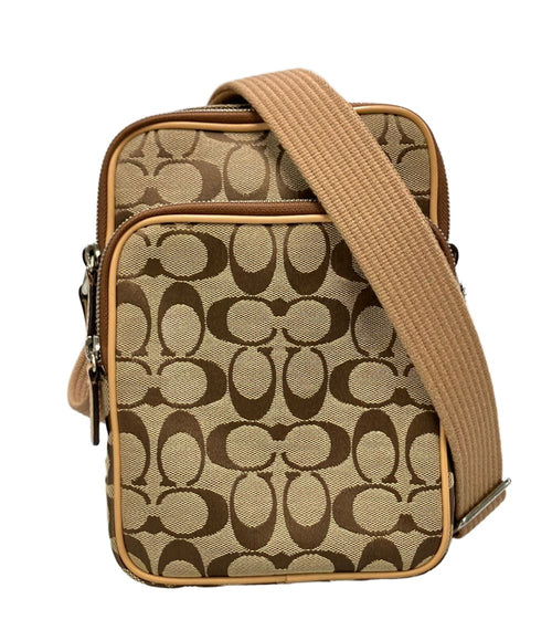 coach 4270 beige shoulder bag