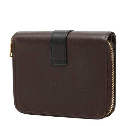 saint laurent wallet front view