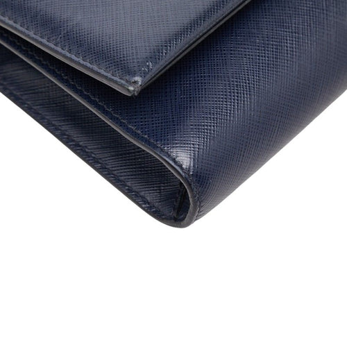 salvatore ferragamo au-22-b558 navy shoulder bag accessories included
