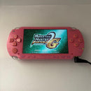 sony psp-1000 pink handheld console markings and labels