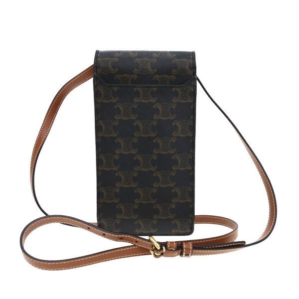 celine 10k682ds3.04lu pouch / clutch rear view