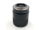 sony sel55f18z lens front view