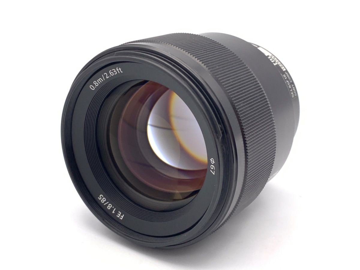 sony sel85f18 lens rear view