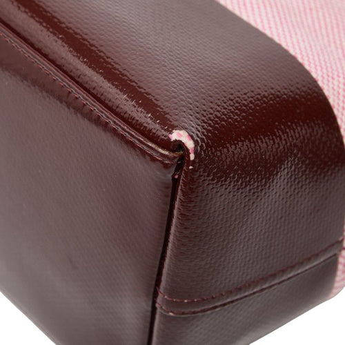 kate spade pink tote bag side view