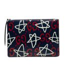 gucci navy pouch / clutch