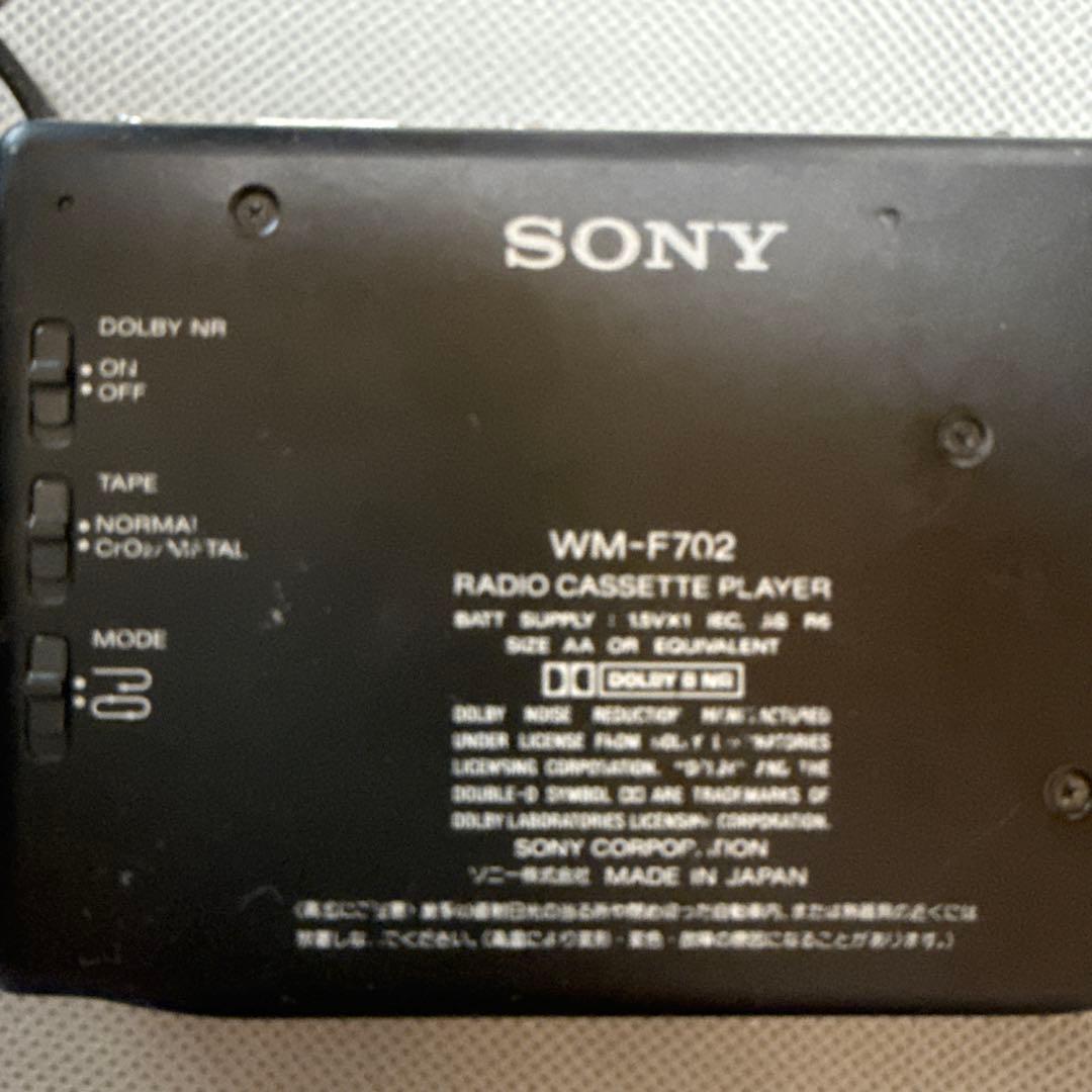sony wm-f702 cassette player condition details