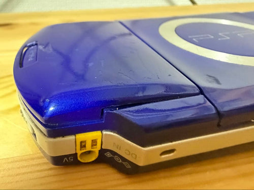 sony psp-1000 handheld console markings and labels
