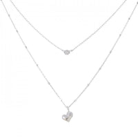 10K White Gold Necklace