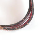louis vuitton m52227 red handbag interior details