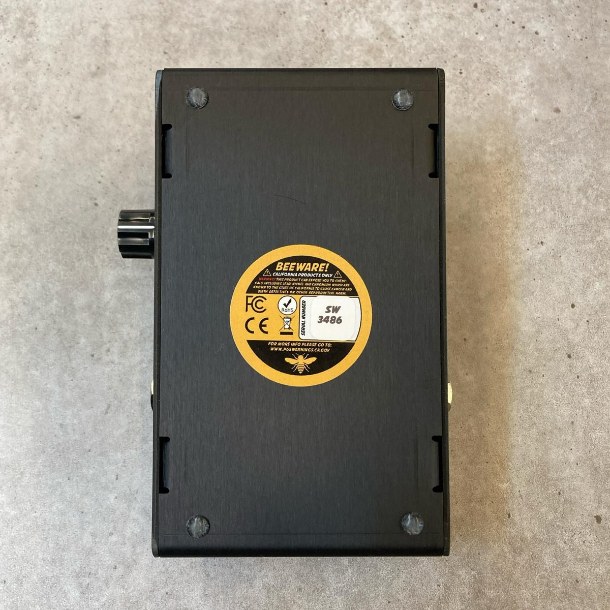 guitar effector front view