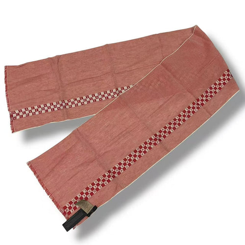 versace pink scarf side view