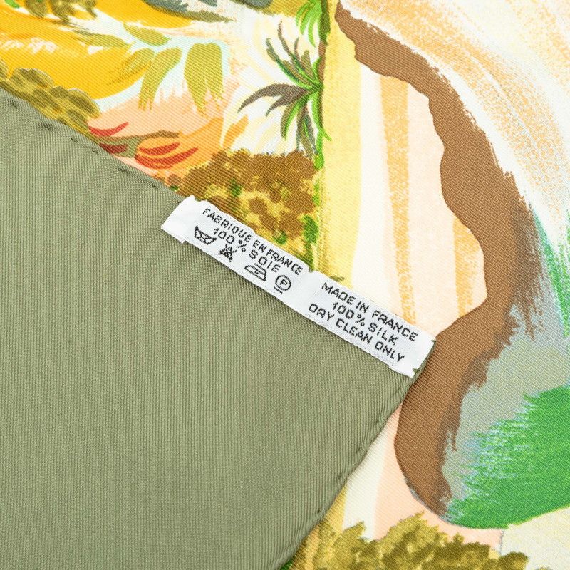 hermes scarf interior details
