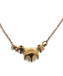 4°c k18yg/p/ps necklace accessories included