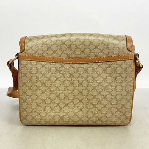 celine beige shoulder bag markings and labels