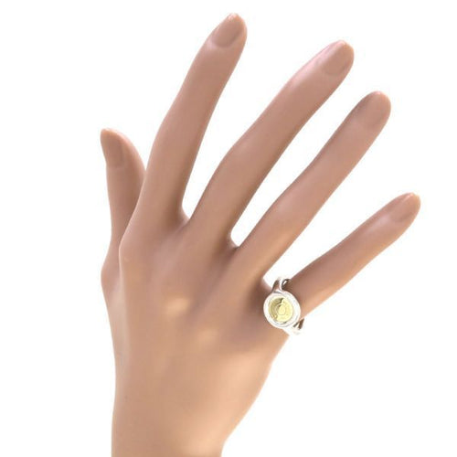 hermes 925/750/5.4g ring markings and labels