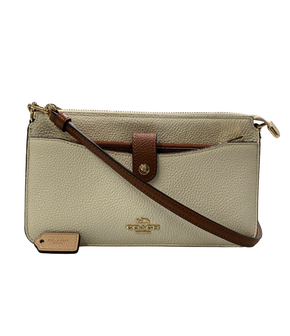 Coach Shoulder Bag – Beige