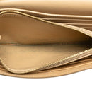 celine 10b563 beige wallet side view