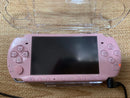 sony psp-3000 pink handheld console rear view