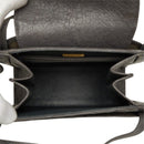 bally grey handbag functional details
