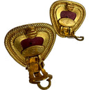 chanel earrings front view