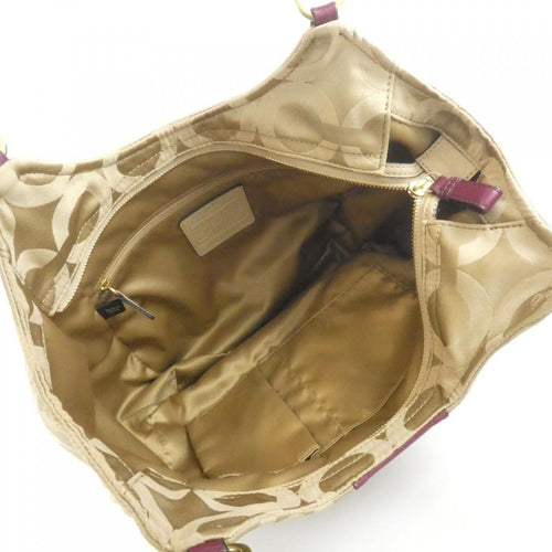 coach beige tote bag condition details