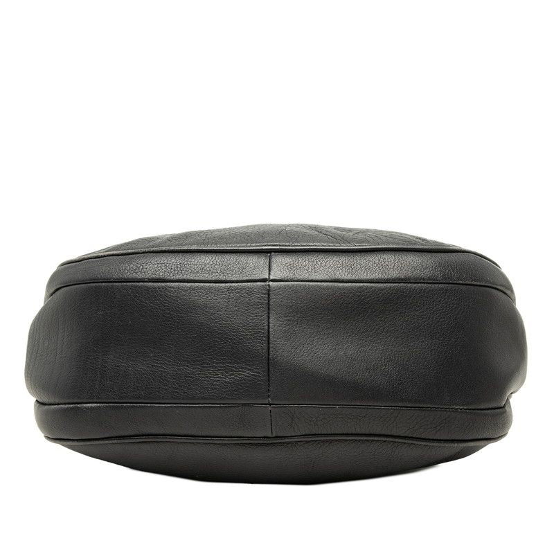 loewe navy shoulder bag rear view